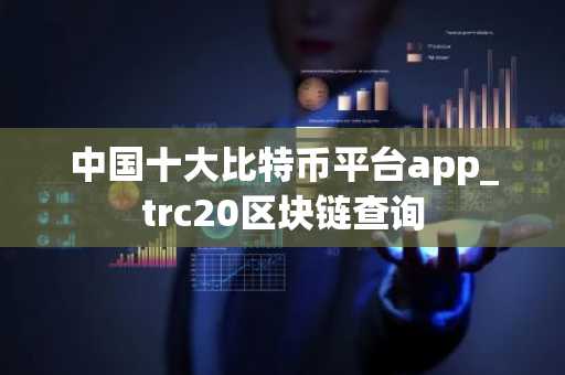 中国十大比特币平台app_trc20区块链查询