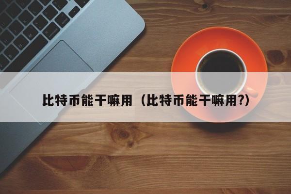 比特币能干嘛用（比特币能干嘛用?）