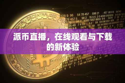 派币直播，在线观看与下载的新体验