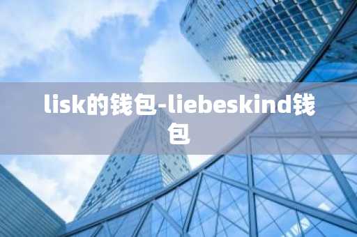 lisk的钱包-liebeskind钱包