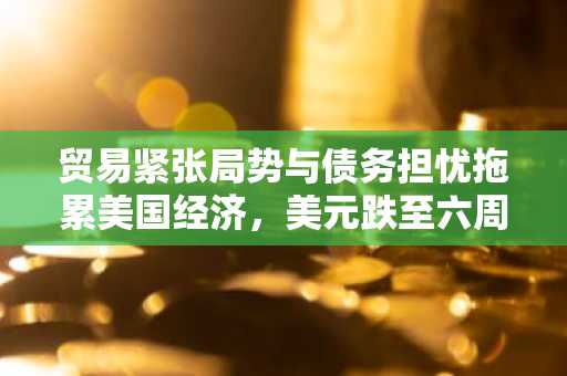 贸易紧张局势与债务担忧拖累美国经济，美元跌至六周低点