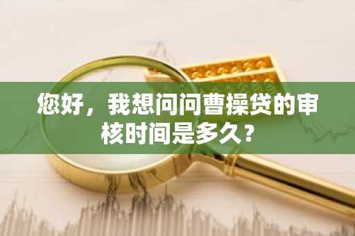 您好，我想问问曹操贷的审核时间是多久？