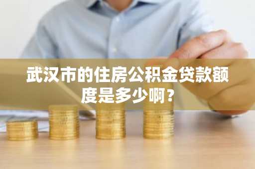 武汉市的住房公积金贷款额度是多少啊？