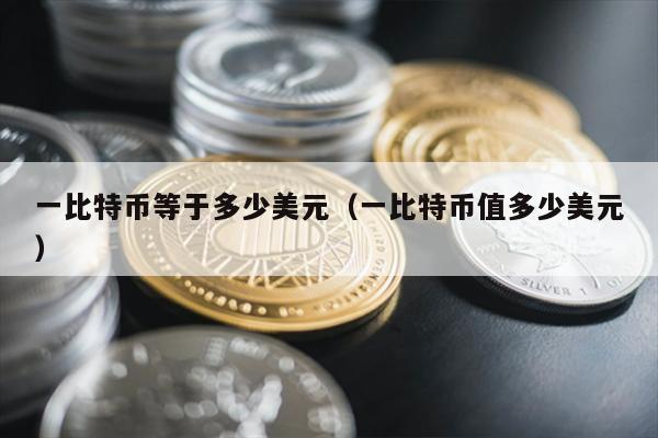 一比特币等于多少美元（一比特币值多少美元）