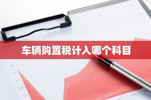 车辆购置税计入哪个科目