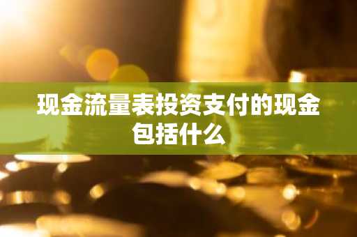现金流量表投资支付的现金包括什么