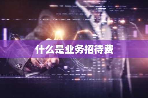 什么是业务招待费