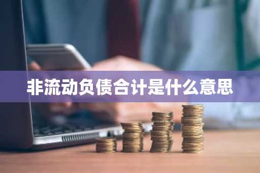 非流动负债合计是什么意思