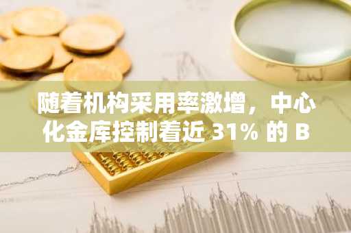 随着机构采用率激增，中心化金库控制着近 31% 的 BTC 供应量