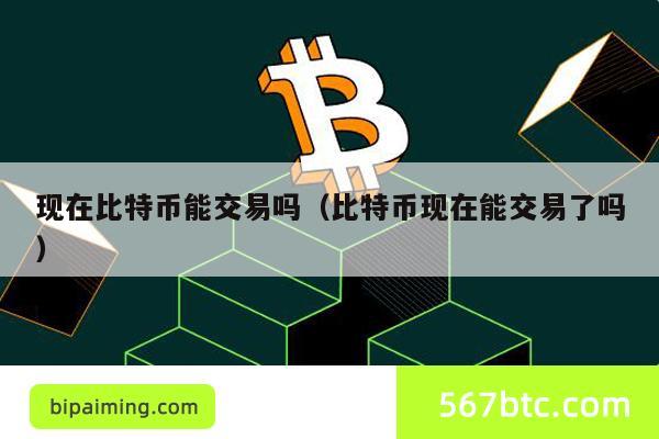 现在比特币能交易吗（比特币现在能交易了吗）