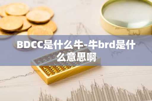 BDCC是什么牛-牛brd是什么意思啊