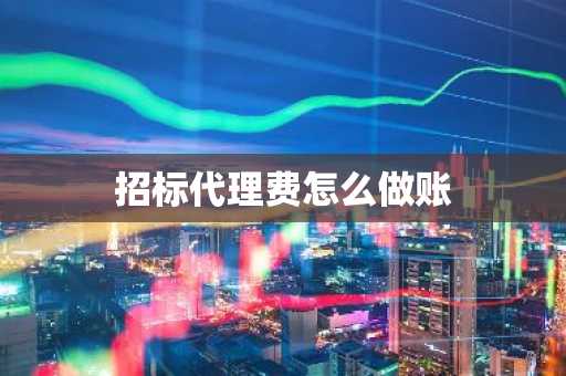 招标代理费怎么做账