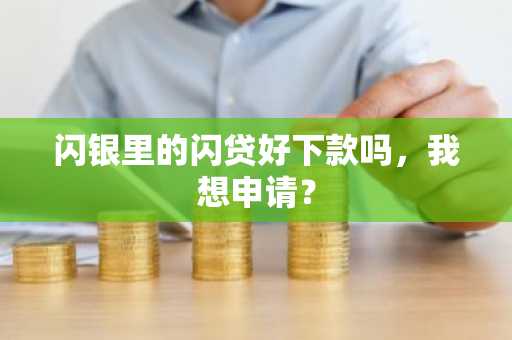 闪银里的闪贷好下款吗，我想申请？