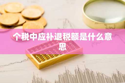 个税中应补退税额是什么意思