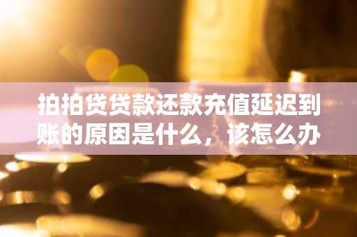 拍拍贷贷款还款充值延迟到账的原因是什么，该怎么办？