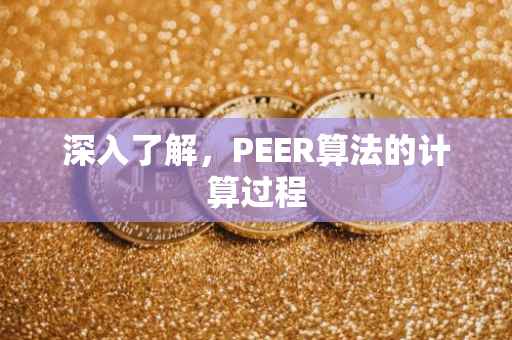 深入了解，PEER算法的计算过程