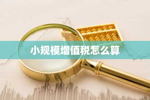 小规模增值税怎么算
