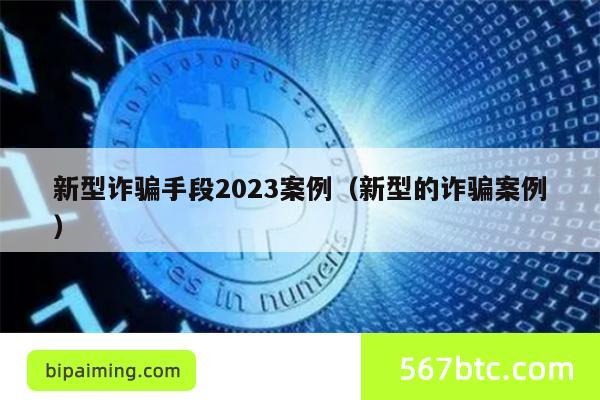 新型诈骗手段2023案例（新型的诈骗案例）