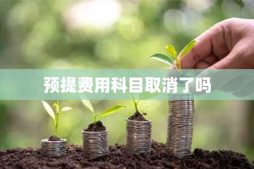 预提费用科目取消了吗