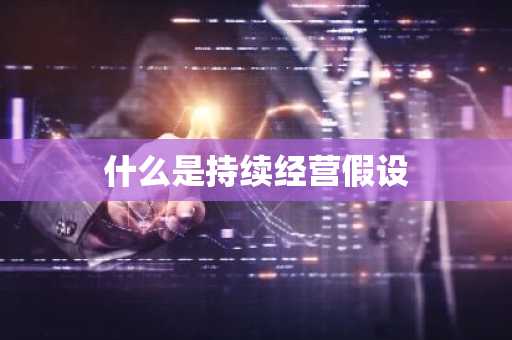 什么是持续经营假设