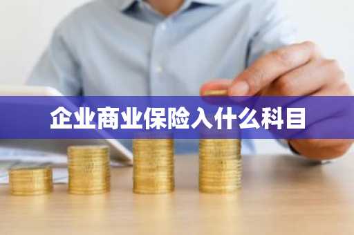 企业商业保险入什么科目