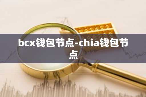 bcx钱包节点-chia钱包节点