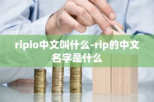 ripio中文叫什么-rip的中文名字是什么