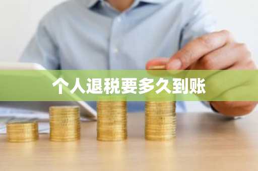 个人退税要多久到账