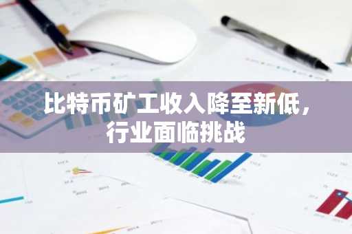 比特币矿工收入降至新低，行业面临挑战