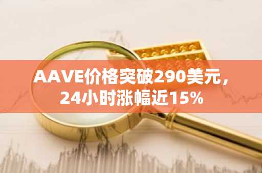 AAVE价格突破290美元，24小时涨幅近15%