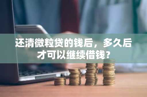 还清微粒贷的钱后，多久后才可以继续借钱？
