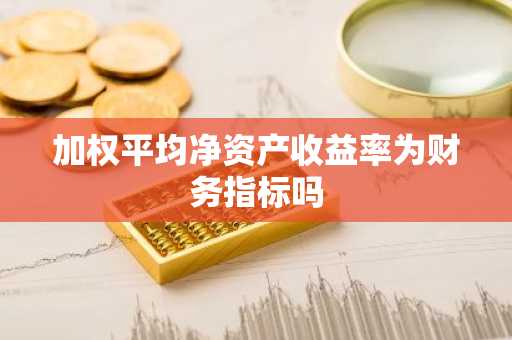 加权平均净资产收益率为财务指标吗