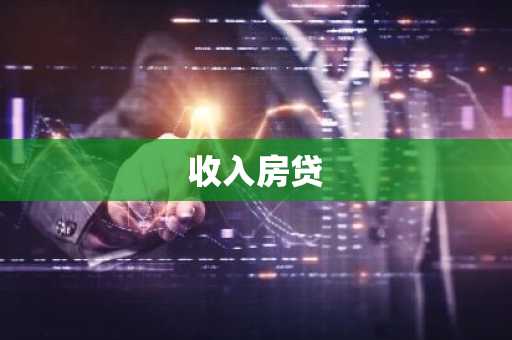 收入房贷