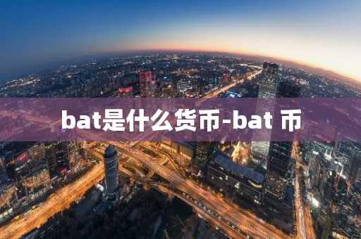 bat是什么货币-bat 币