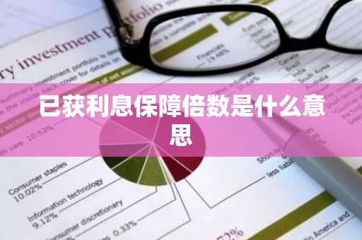 已获利息保障倍数是什么意思