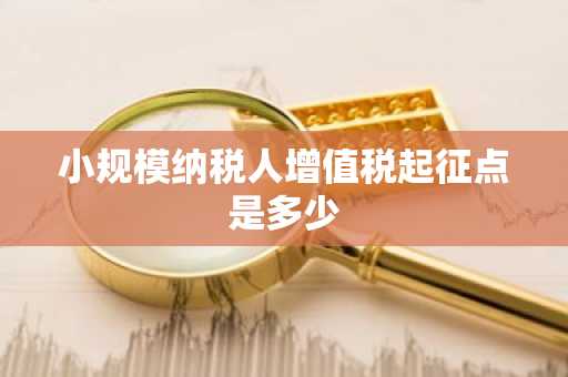小规模纳税人增值税起征点是多少