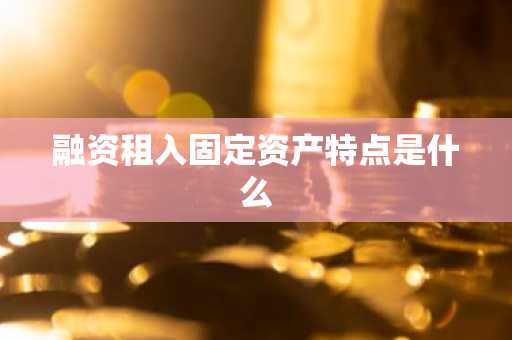 融资租入固定资产特点是什么