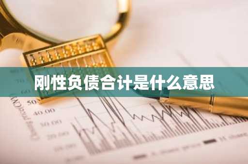 刚性负债合计是什么意思