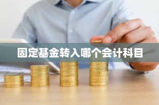 固定基金转入哪个会计科目