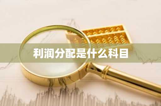 利润分配是什么科目