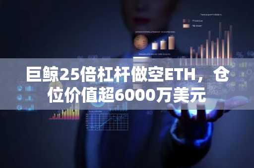 巨鲸25倍杠杆做空ETH，仓位价值超6000万美元