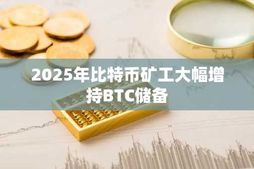 2025年比特币矿工大幅增持BTC储备