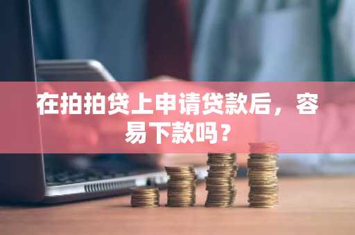在拍拍贷上申请贷款后，容易下款吗？