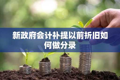 新政府会计补提以前折旧如何做分录