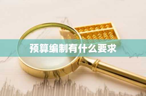 预算编制有什么要求