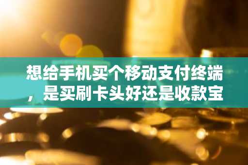 想给手机买个移动支付终端，是买刷卡头好还是收款宝好？