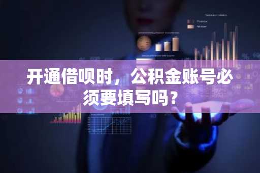 开通借呗时，公积金账号必须要填写吗？
