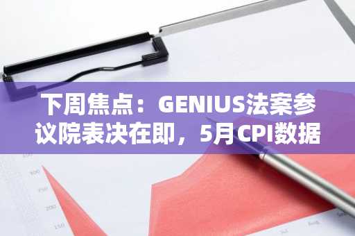 下周焦点：GENIUS法案参议院表决在即，5月CPI数据即将揭晓（6.9-6.15）