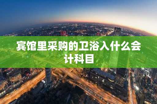 宾馆里采购的卫浴入什么会计科目