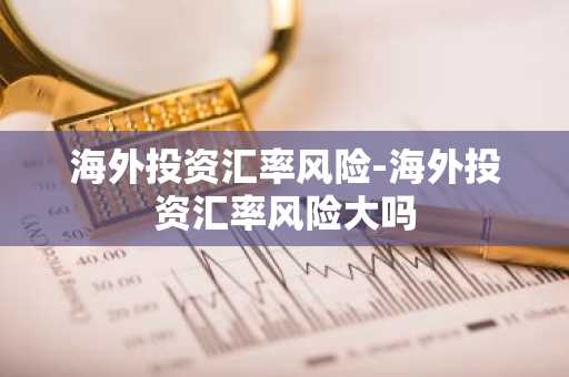 海外投资汇率风险-海外投资汇率风险大吗